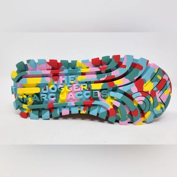 BNIB Marc Jacobs The Tie Dye Jogger Sneakers Multicolour - Picture 6 of 6